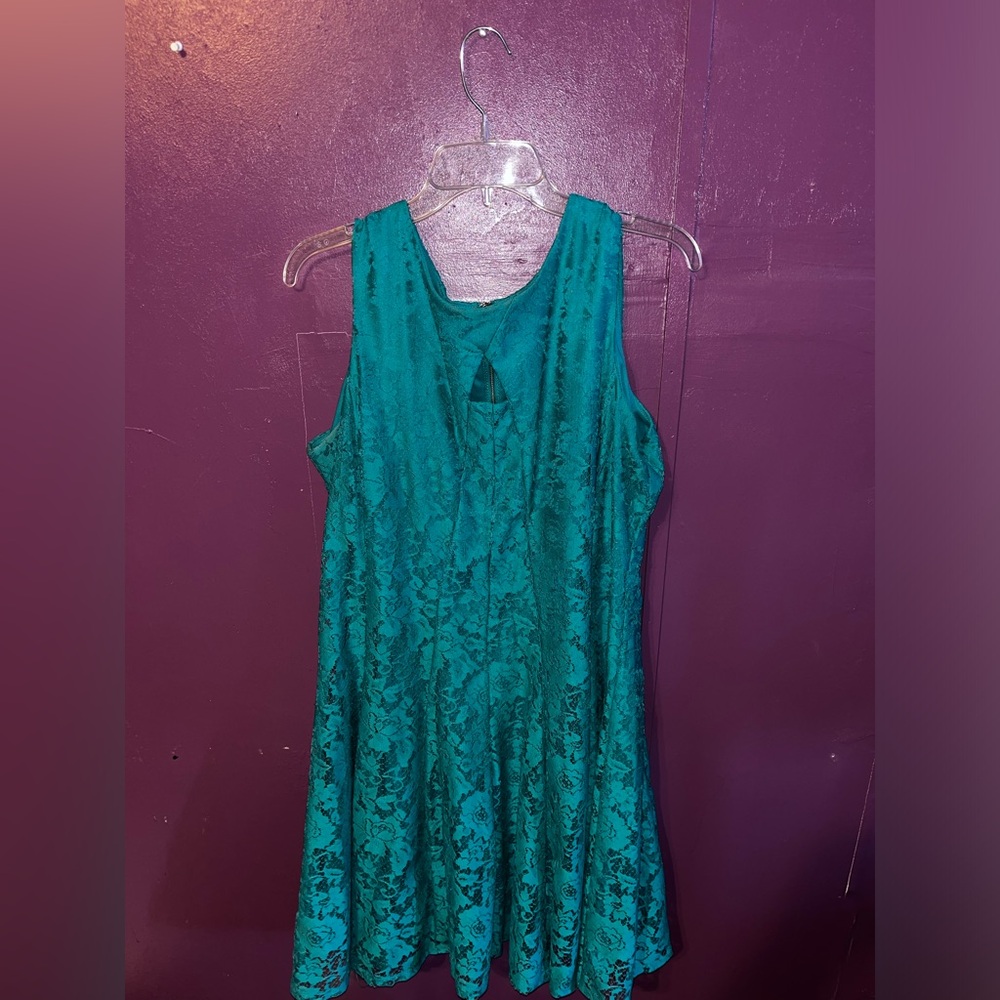 Danny and nicole Teal lace dress 18W